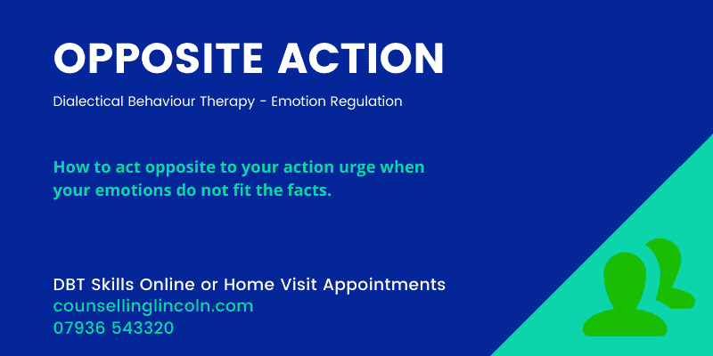 OPPOSITE ACTION Skills Counselling Lincoln